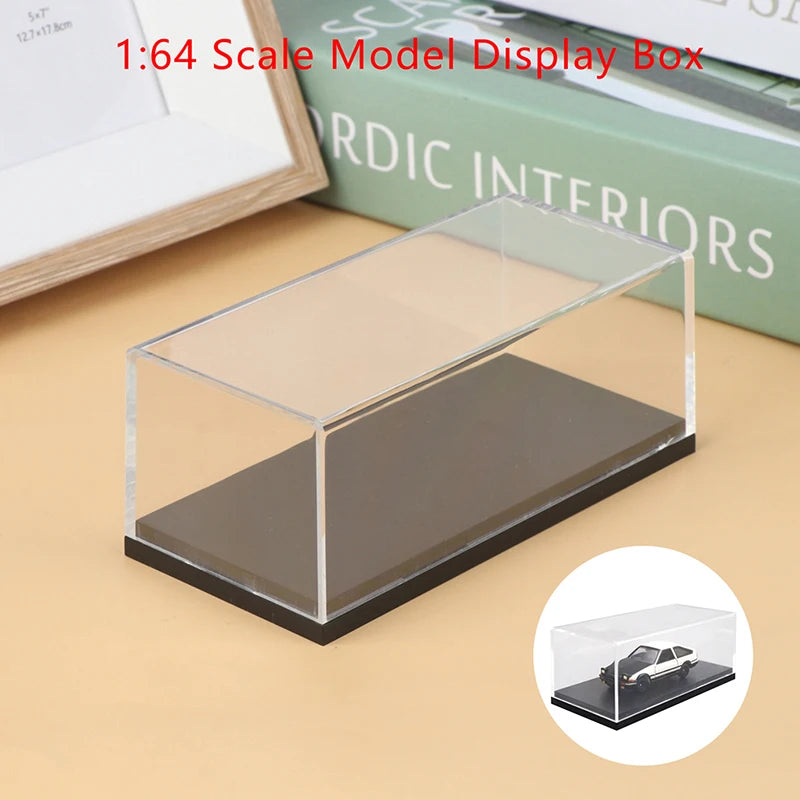Transparent 1:64 Car Model Display Box