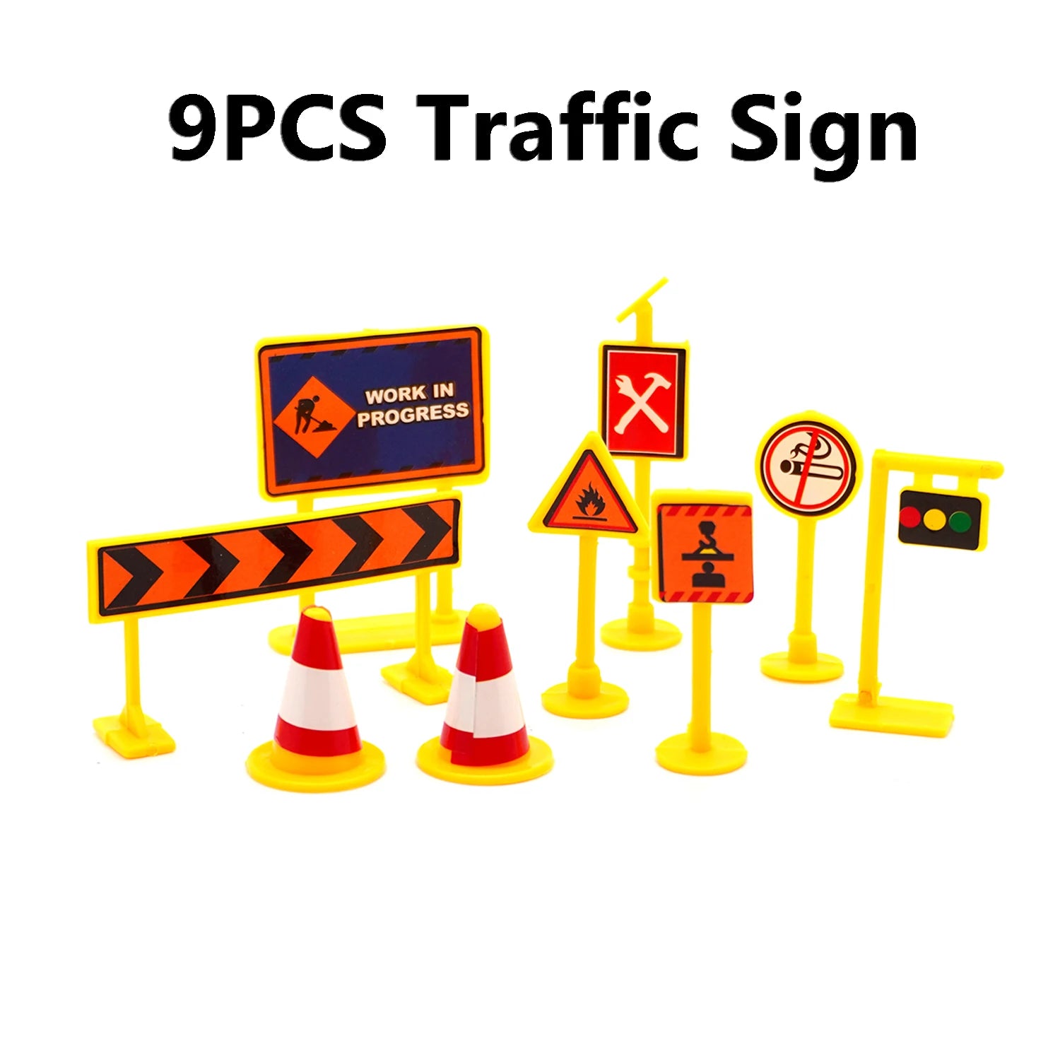 Road Barrier Obstacle And Mini Traffic Cones